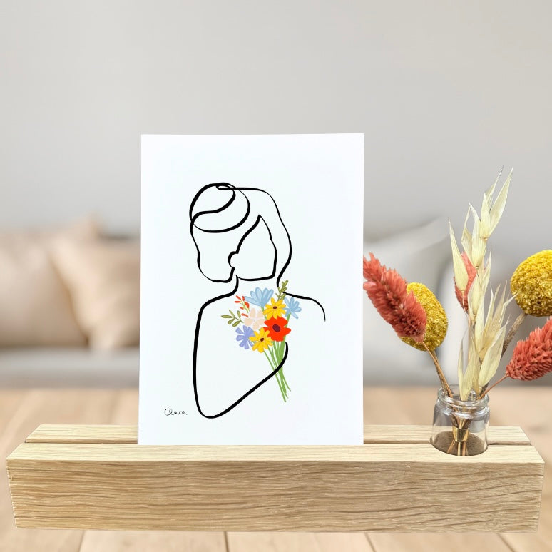 PreOrder- Kunstkarten 10er Set Frauen in der Blüte