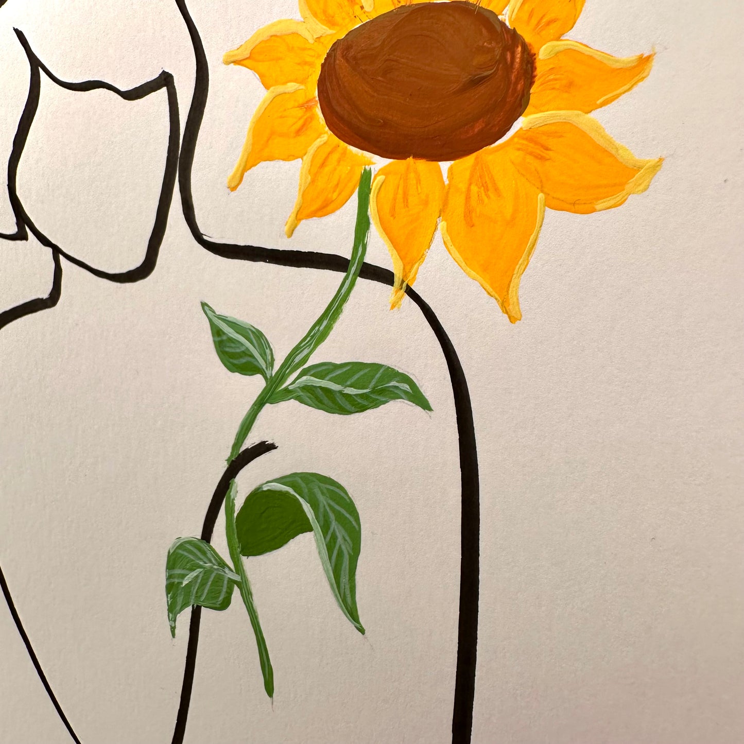 "Sommerlust und Sonnenduft" - handgezeichnete Reproduktion