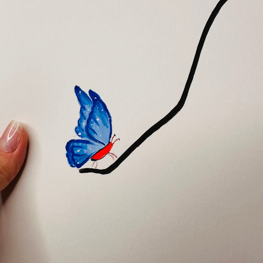 "Frühling" - handgezeichnete Reproduktion