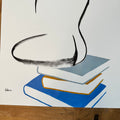 Die Büchermaus (handgezeichnet)