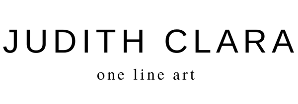 Logo Judith Clara one line art 