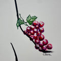 Rote Traube (handgezeichnet)