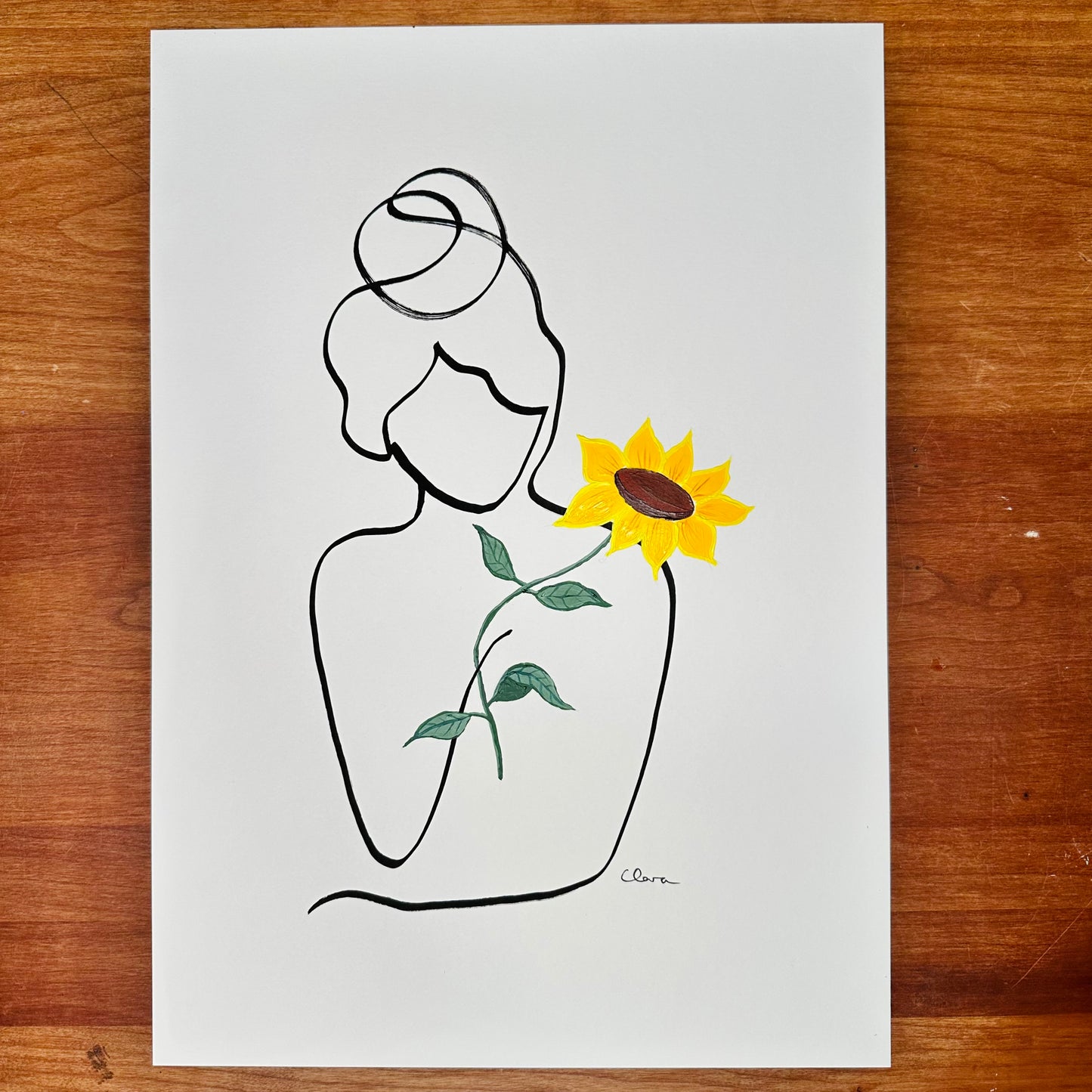 "Sommerlust und Sonnenduft" - handgezeichnet