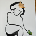 Froschkönigin (handgezeichnet)