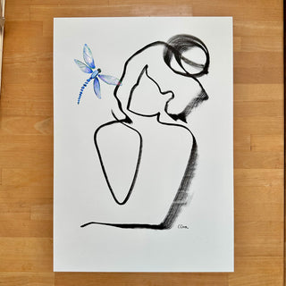 La Libelle (handgezeichnet)