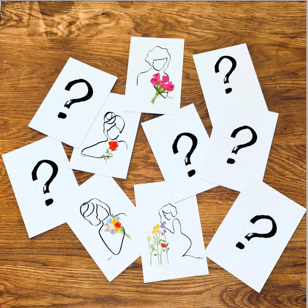 PreOrder- Kunstkarten 10er Set Frauen in der Blüte