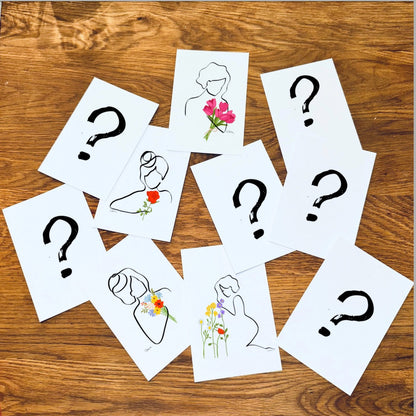 PreOrder- Kunstkarten 10er Set Frauen in der Blüte