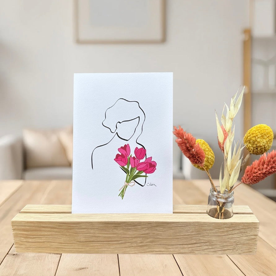 PreOrder- Kunstkarten 10er Set Frauen in der Blüte