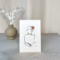 Frauen und Bücher 9er Set | Die gesamte Reihe von Judith Clara-Kunstdruck-JUDITH CLARA-10x15 cm (zartweiß) Papier 300g-one-line-art