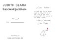 JUDITH CLARA ♥ Geschenkgutschein-Geschenkgutschein-Judith Clara-15,00 €-one-line-art