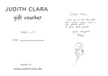 JUDITH CLARA ♥ Geschenkgutschein-Geschenkgutschein-Judith Clara-15,00 €-one-line-art
