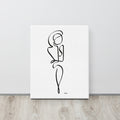 Special Nr. 10 "Madame Royale"-Leinwand-JUDITH CLARA-40x50 cm Leinwand-one-line-art