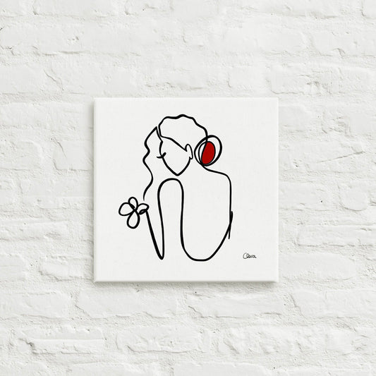 Special Nr. 14 "Frühling"-Leinwand-JUDITH CLARA-60x90 cm Leinwand-one-line-art