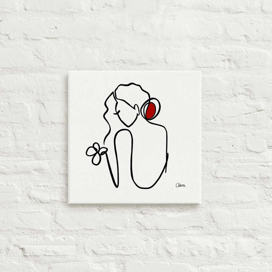 Special Nr. 14 "Frühling"-Leinwand-JUDITH CLARA-60x90 cm Leinwand-one-line-art